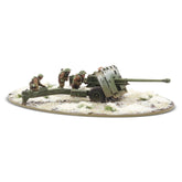 17 pdr anti-tank gun with British infantry (winter) crew